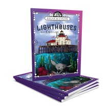 Load image into Gallery viewer, Relax and Color The Lighthouses of Oregon - Paperback