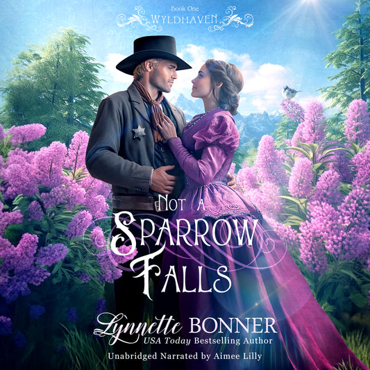 Audiobook of Not a Sparrow Falls, a Christian historical Western Romance