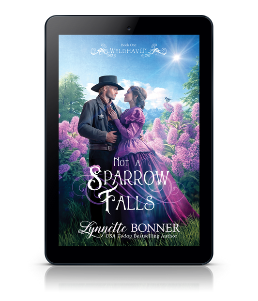 Ebook of Not a Sparrow Falls, a Christian historical Western Romance