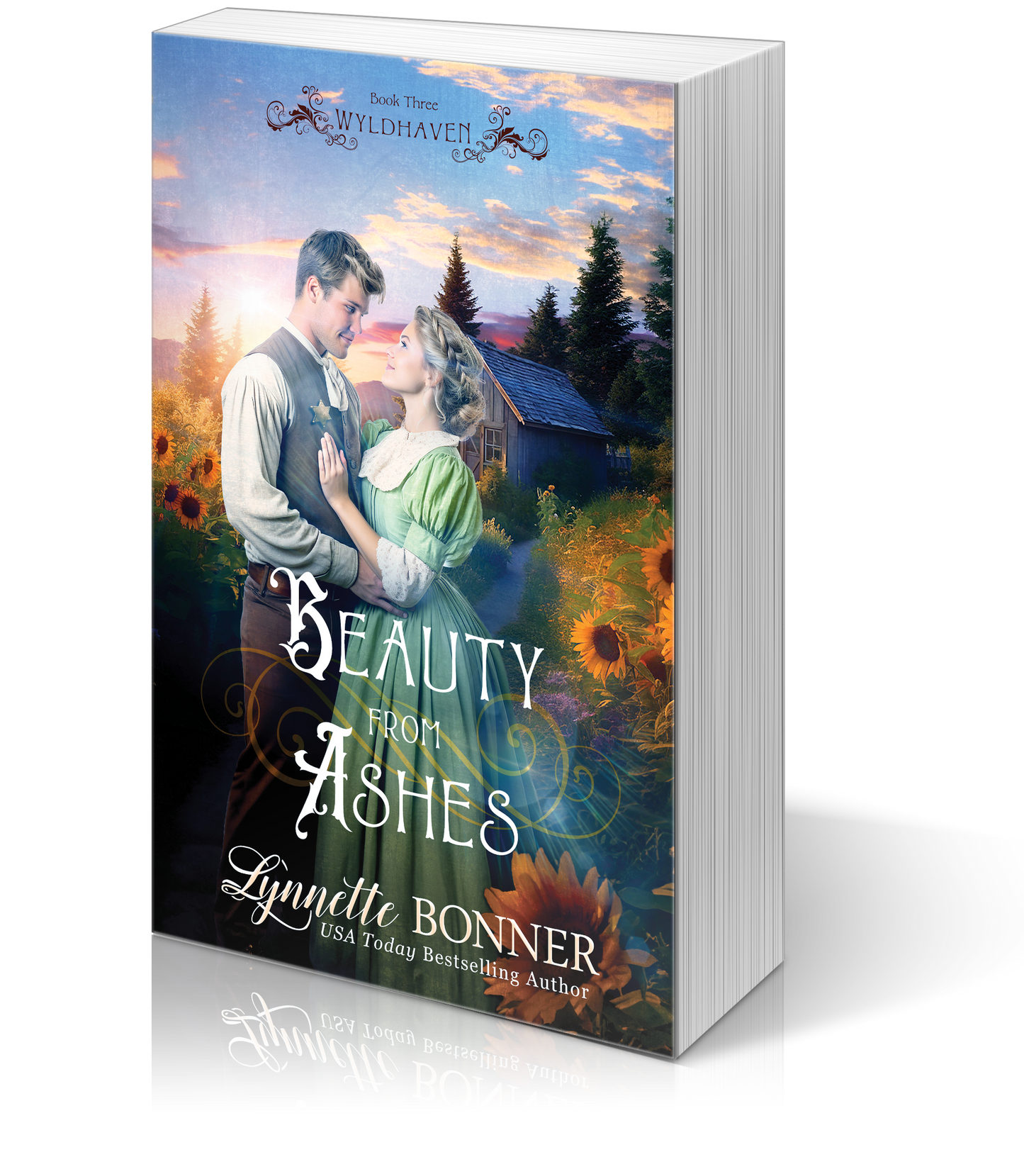Paperback for Beauty From Ashes, a Christian historical Western Romance