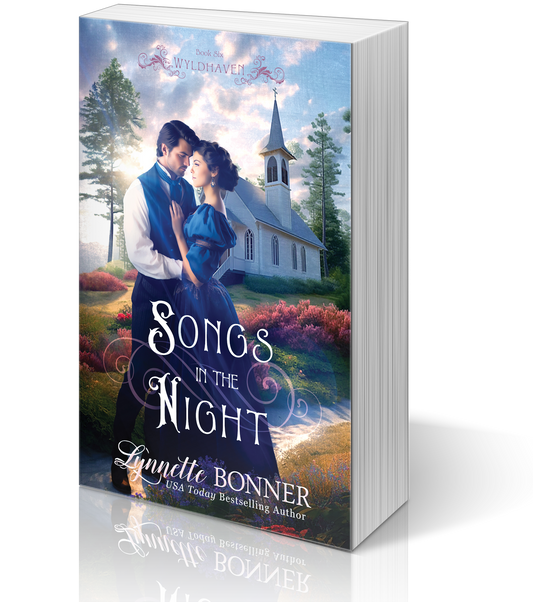Paperback for Songs in the Night, a Christian historical Western Romance