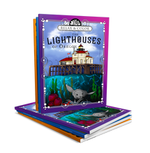 Load image into Gallery viewer, Relax and Color The Lighthouses of Washington, Oregon, and Maine, North - Paperback Bundle
