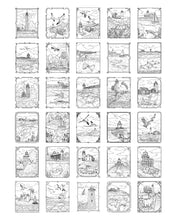 Load image into Gallery viewer, Relax and Color The Lighthouses of Maine, South - Paperback
