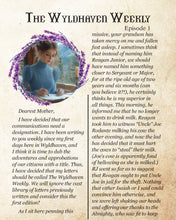 Load image into Gallery viewer, The Wyldhaven Weekly - Episodes 1-6 (Digital Print-from-Home Format)
