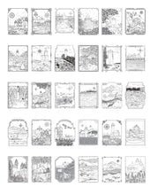 Load image into Gallery viewer, Relax and Color The Lighthouses of Washington, Oregon, and Maine, North - Paperback Bundle
