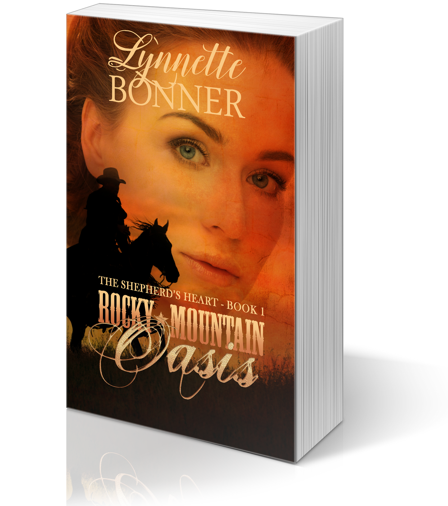 Paperback for Rocky Mountain Oasis, a Christian historical Western Romance