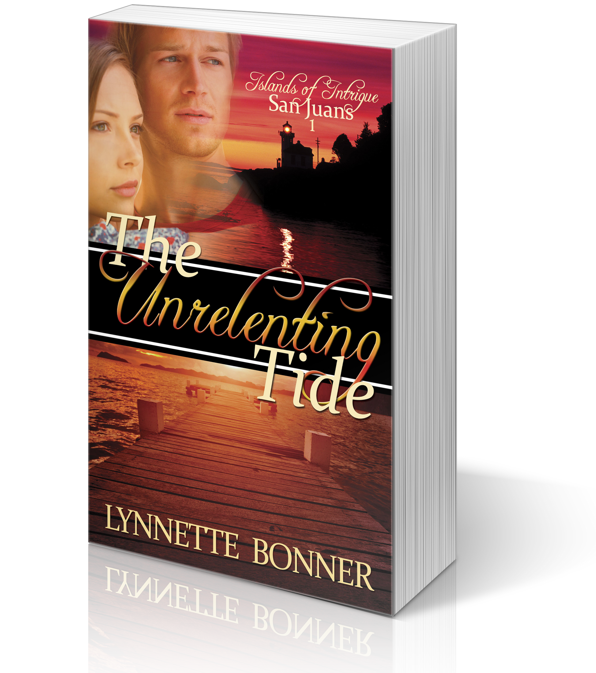 Paperback for The Unrelenting Tide, a Contemporary Christian Romance