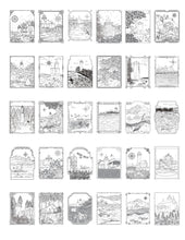 Load image into Gallery viewer, Relax and Color The Lighthouses of Washington (Digital Print-from-Home Format)
